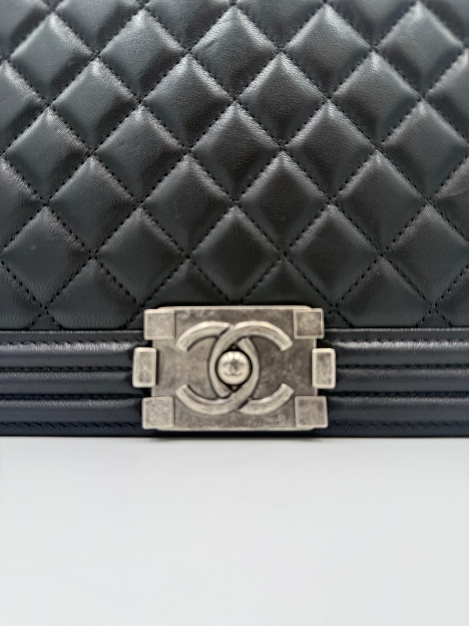 Chanel Bicolor Leather Handbag