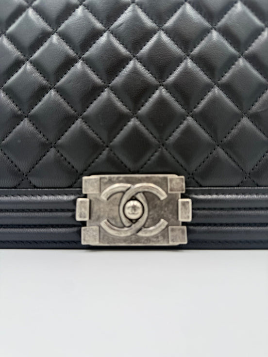 Chanel Bicolor Leather Handbag