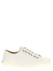 Moschino White Cotton Low Top Sneakers