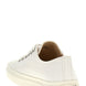Moschino White Cotton Low Top Sneakers