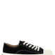 Moschino Black Cotton Low Top Sneakers
