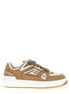 Balmain Beige Polyester Low Top Sneakers