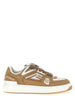 Balmain Beige Polyester Low Top Sneakers
