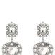 Self-Portrait Silver Cotton Earrings