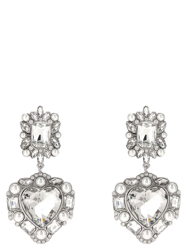 Self-Portrait Silver Cotton Earrings