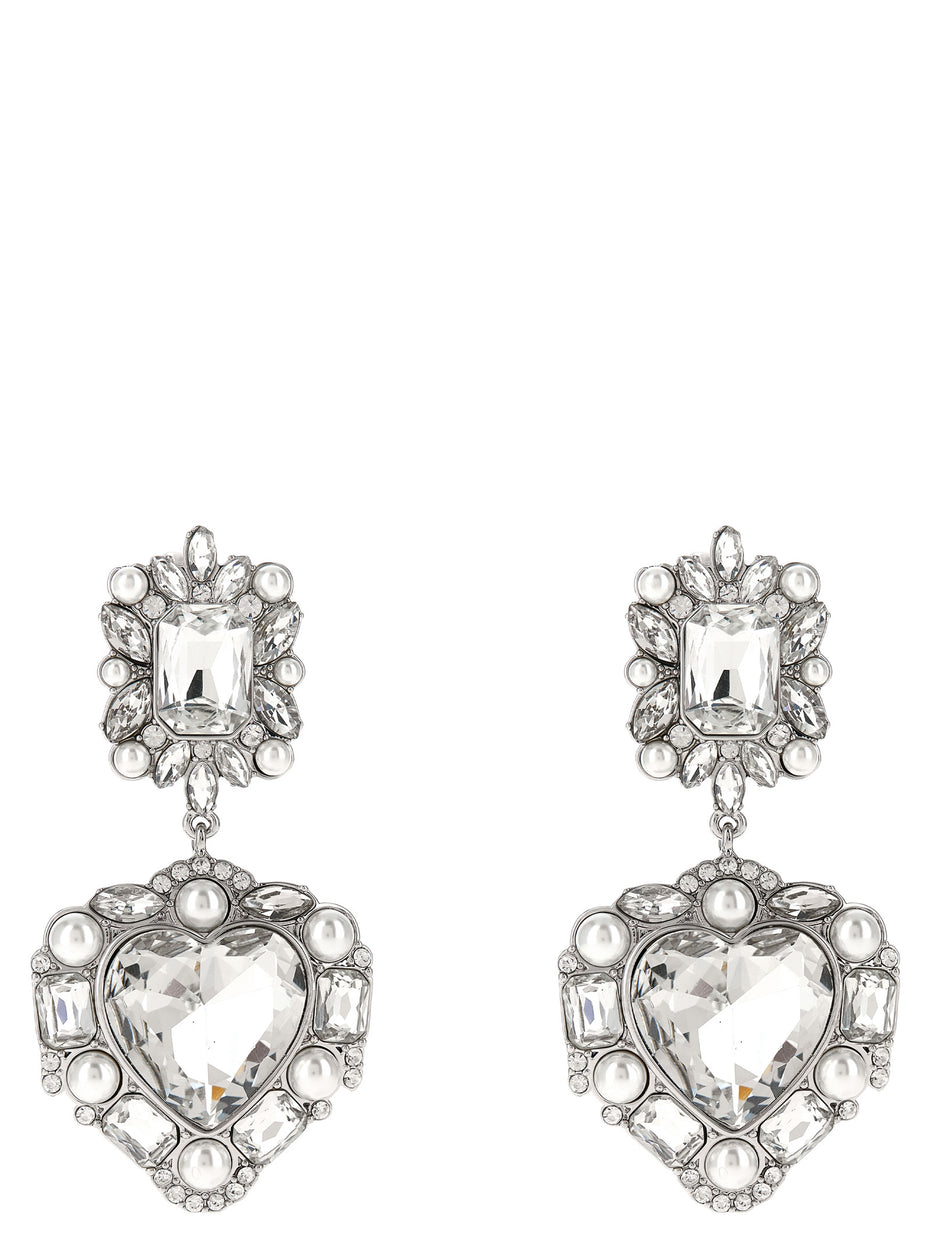 Self-Portrait Silver Cotton Earrings