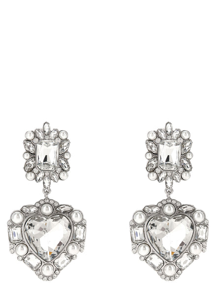 Self-Portrait Silver Cotton Earrings