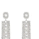 Self-Portrait Silver Cotton Earrings