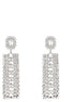 Self-Portrait Silver Cotton Earrings