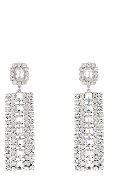 Self-Portrait Silver Cotton Earrings