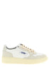 Autry Beige Cowhide Low Top Sneakers