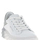 Jimmy Choo Silver Leather Chunky Sneakers
