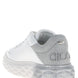 Jimmy Choo Silver Leather Chunky Sneakers