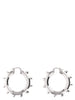 Jil Sander Silver Brass Earrings