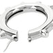 Jil Sander Silver Brass Earrings