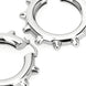 Jil Sander Silver Brass Earrings