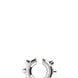 Jil Sander Silver Brass Earrings