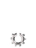 Jil Sander Silver Brass Earrings