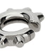 Jil Sander Silver Brass Earrings