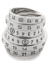 MM6 Maison Margiela Silver Brass Ring