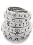MM6 Maison Margiela Silver Brass Ring