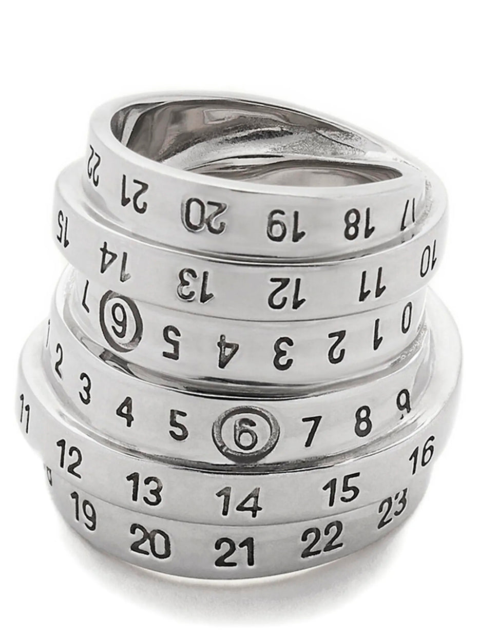 MM6 Maison Margiela Silver Brass Ring