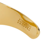 MM6 Maison Margiela Gold Brass Bracelet