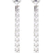 Alessandra Rich Silver Glass Earrings