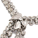 Alessandra Rich Silver Glass Necklace
