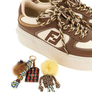 Fendi Multicolor Calfskin Platform Sneakers