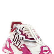 Dolce & Gabbana Fuchsia Viscose Athletic Sneakers