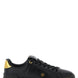 Balmain Black Lamb Leather Low Top Sneakers