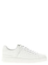 Balmain White Calfskin Low Top Sneakers