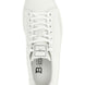 Balmain White Calfskin Low Top Sneakers