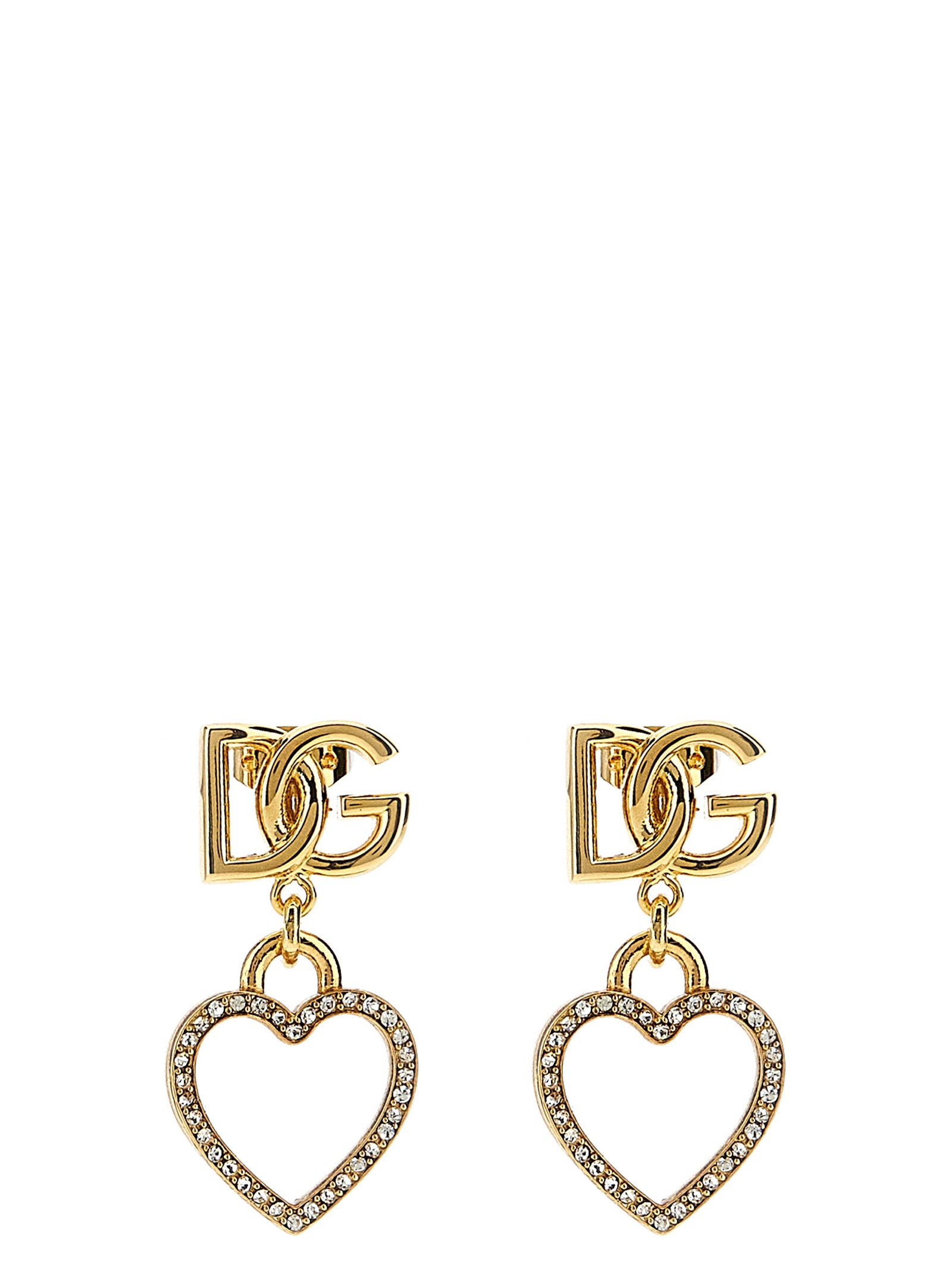 Dolce & Gabbana Gold Brass Earrings