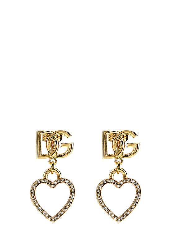 Dolce & Gabbana Gold Brass Earrings