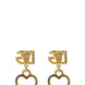 Dolce & Gabbana Gold Brass Earrings