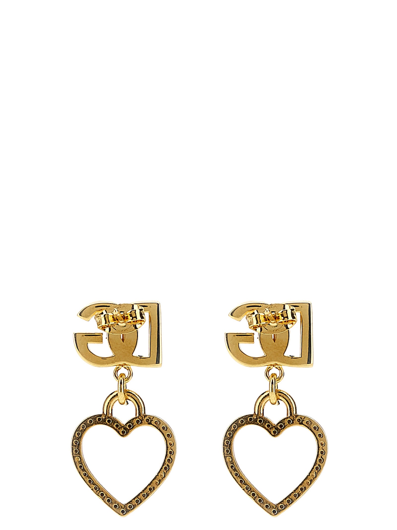 Dolce & Gabbana Gold Brass Earrings
