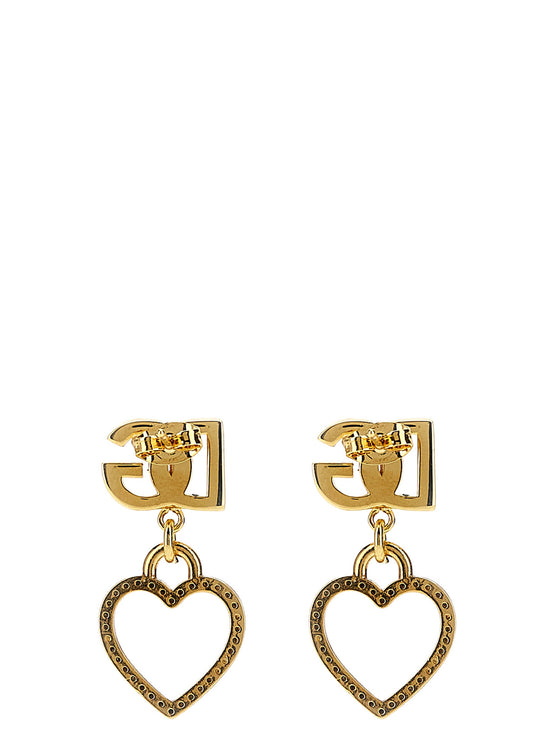 Dolce & Gabbana Gold Brass Earrings