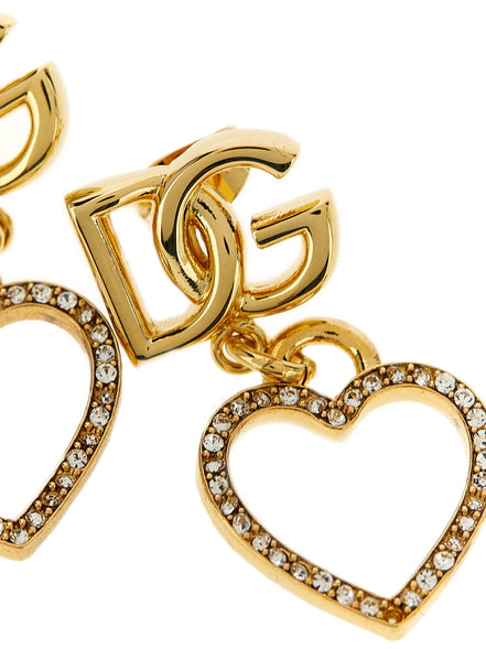 Dolce & Gabbana Gold Brass Earrings