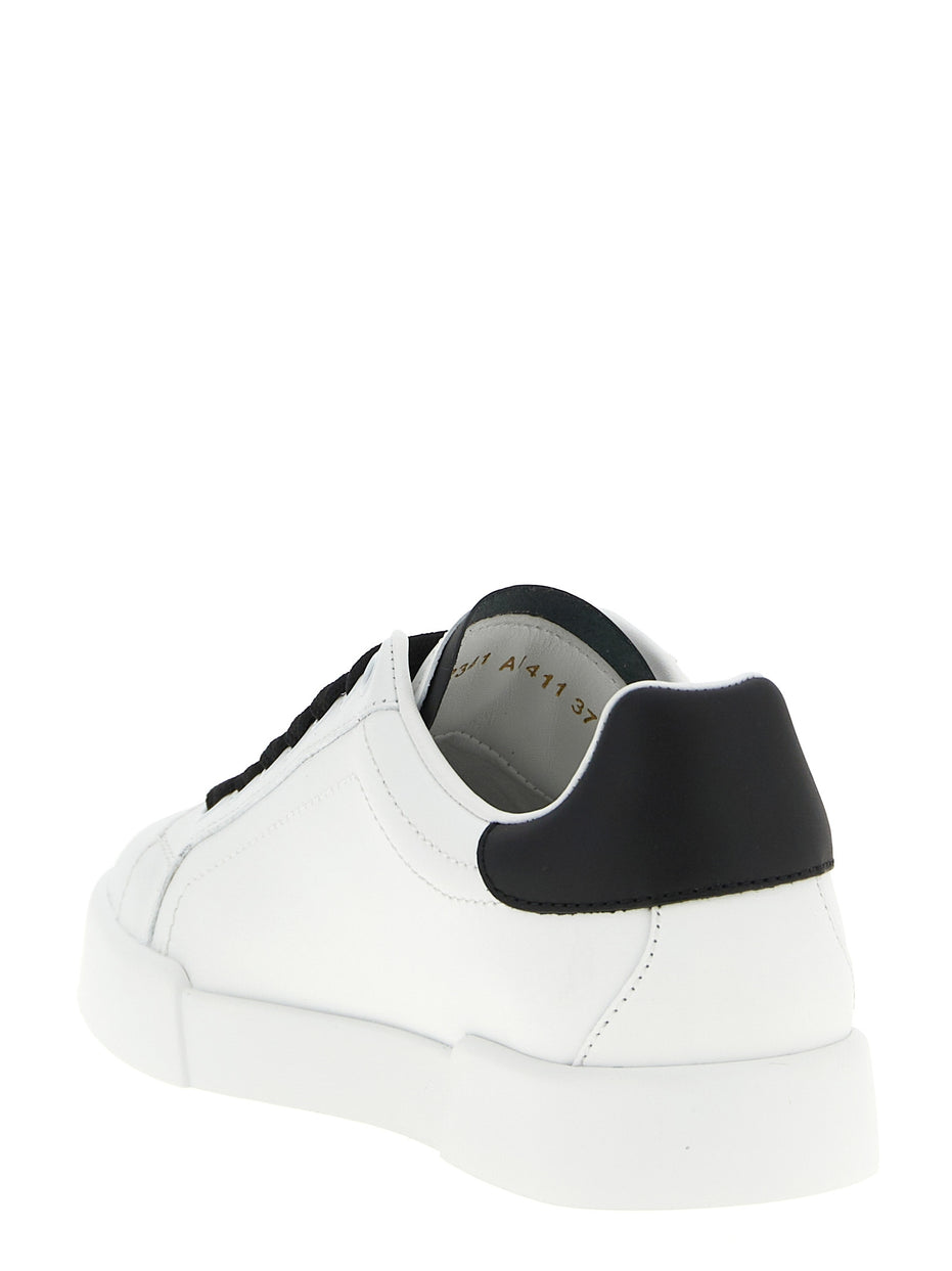 Dolce & Gabbana Bicolor Calfskin Sneakers