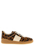 Valentino Garavani Brown Calfskin Low Top Sneakers
