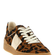 Valentino Garavani Brown Calfskin Low Top Sneakers