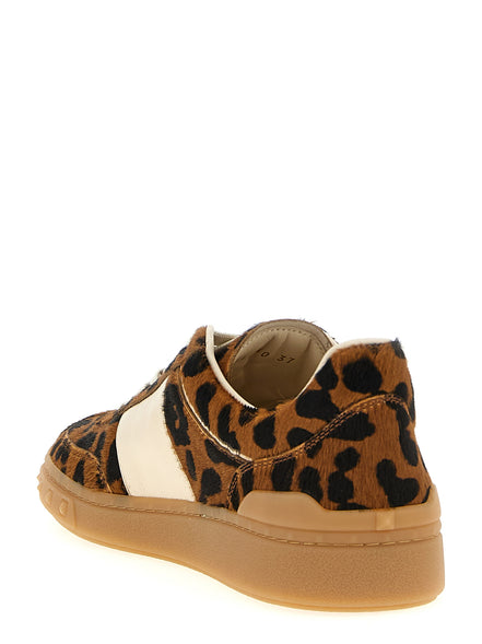 Valentino Garavani Brown Calfskin Low Top Sneakers