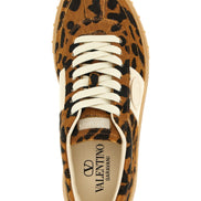 Valentino Garavani Brown Calfskin Low Top Sneakers
