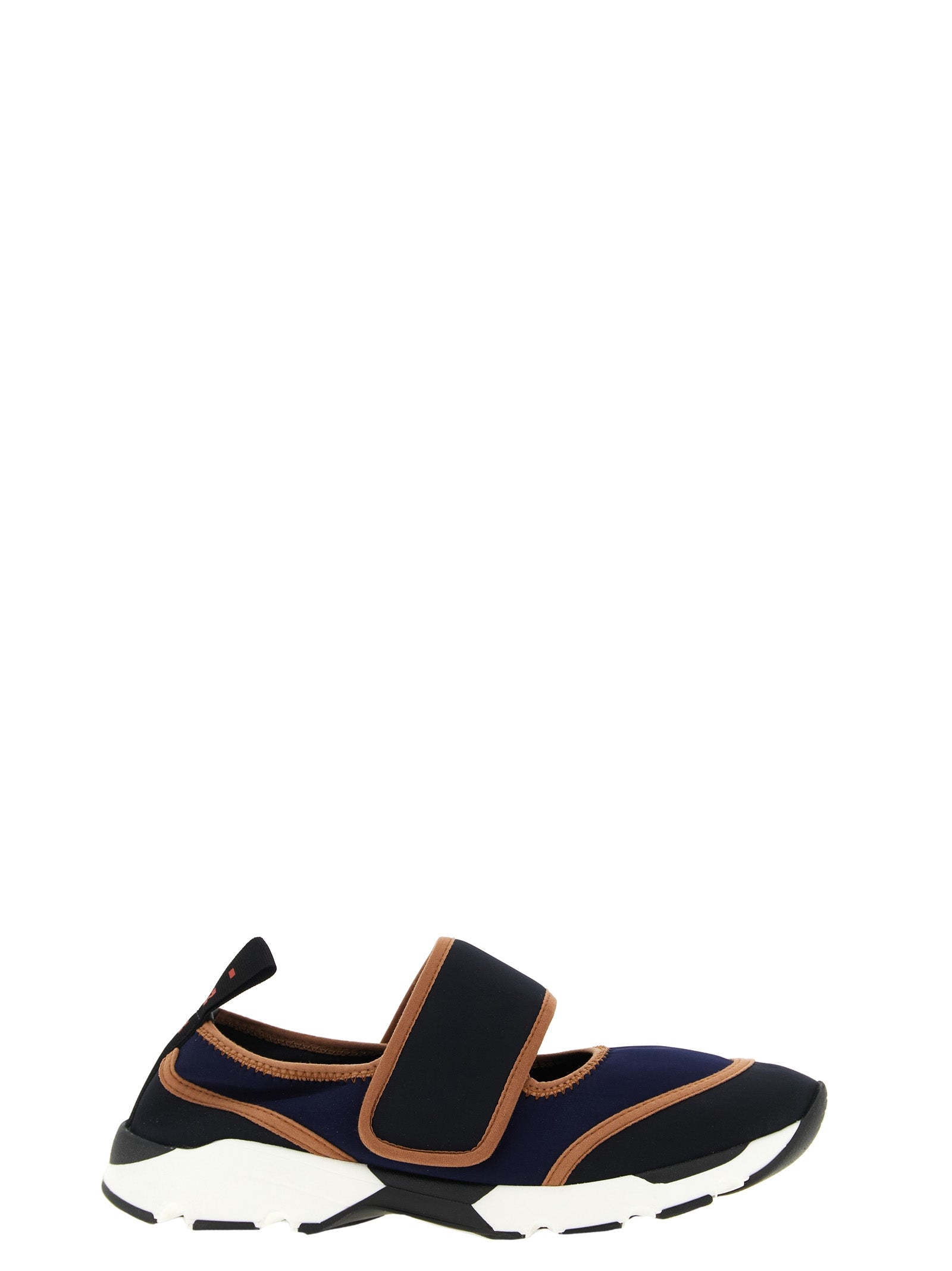 Marni Blue Polyamide Low Top Sneakers