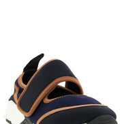 Marni Blue Polyamide Low Top Sneakers