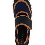 Marni Blue Polyamide Low Top Sneakers