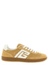 Balmain Beige Calfskin Low Top Sneakers