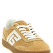 Balmain Beige Calfskin Low Top Sneakers